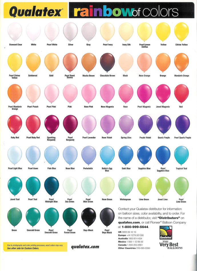 Pearlized Balloons