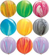 36" Agates/ Marble Latex Balloon